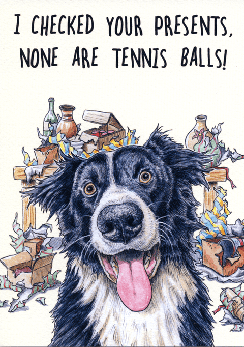 Birthday CardGreat British Card CompanyComedy Card CompanyNo tennis balls