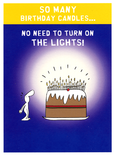 Birthday CardHarold's PlanetComedy Card CompanySo many birthday candles