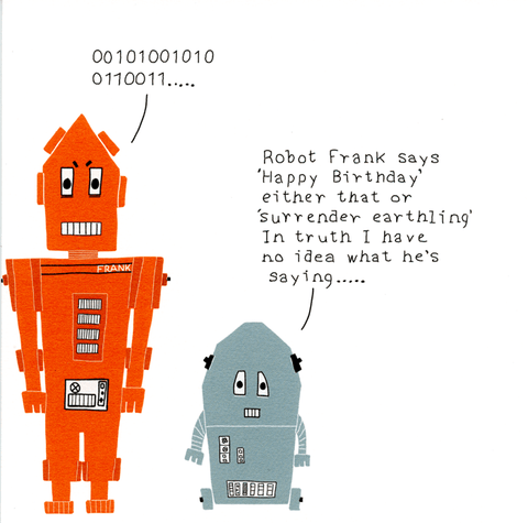 Birthday CardNot at All JackComedy Card CompanyRobot - Happy Birthday