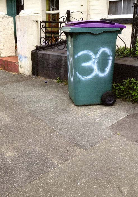 Birthday CardObjectablesComedy Card Company30th - Wheelie Bin