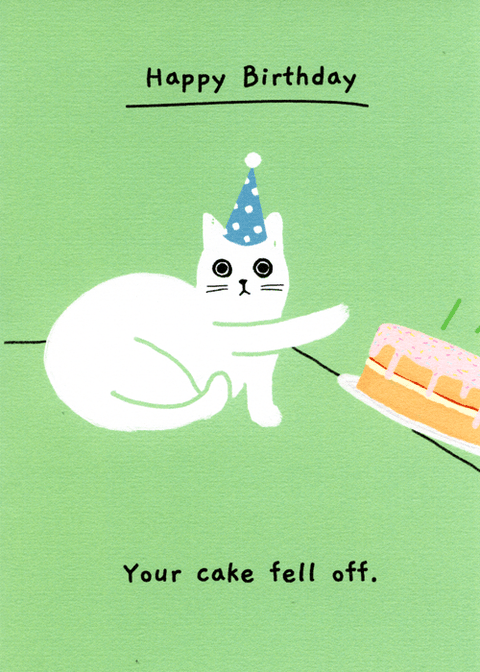Birthday CardOhh DeerComedy Card CompanyCake fell off