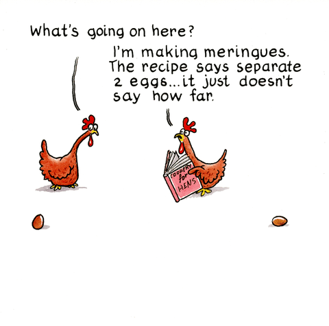 Birthday CardPaperlinkComedy Card CompanySeparate two eggs