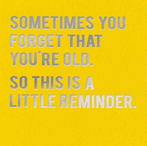 Birthday CardRedbackComedy Card CompanyLittle reminder