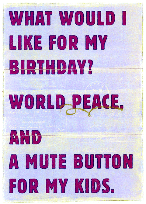 Birthday CardU StudioComedy Card CompanyBirthday - World peace and a Mute button