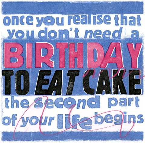 Birthday CardU StudioComedy Card CompanyDon't need birthday to eat cake