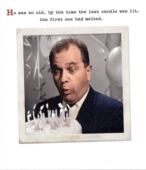 Birthday CardUK GreetingsComedy Card CompanyBy the time last candle lit