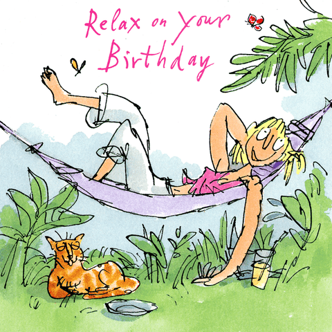 Birthday CardWoodmansterneComedy Card CompanyRelax on your birthday