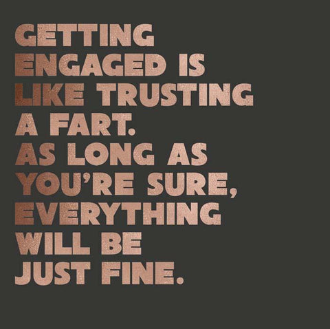 Funny CardsBuddy FernandezComedy Card CompanyEngagement like trusting a fart