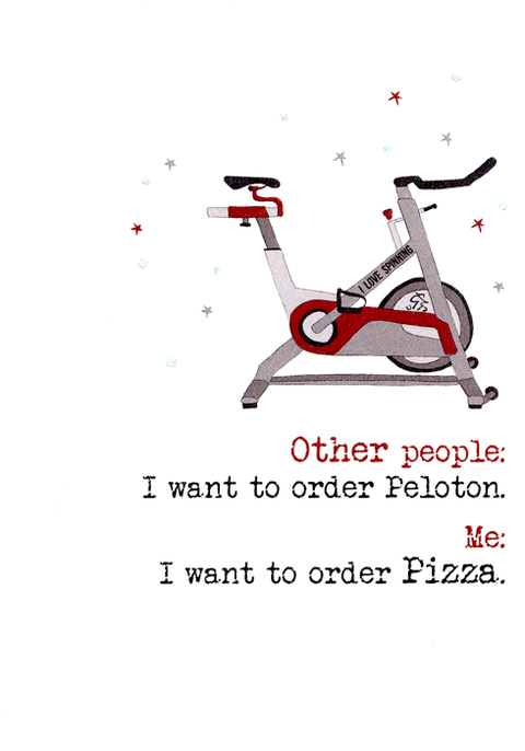 Funny CardsDandelion StationeryComedy Card CompanyPeloton v Pizza