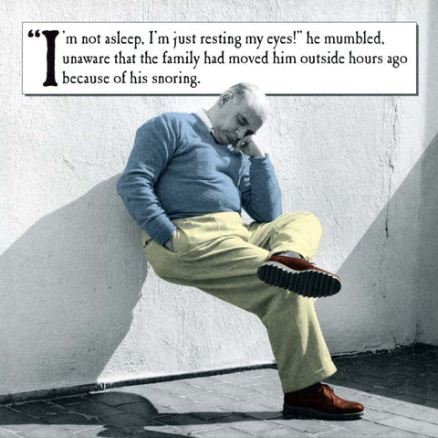 Funny CardsEmotional RescueComedy Card CompanyJust resting my eyes