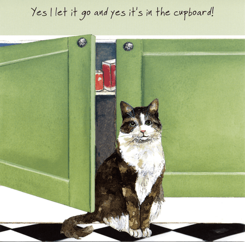 Funny CardsLittle Dog LaughedComedy Card CompanyCat - I let it go