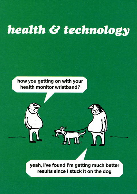 Funny CardsModern TossComedy Card CompanyHealth wristband - better results on dog