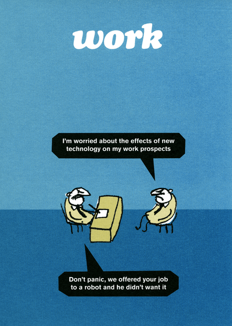 Funny CardsModern TossComedy Card CompanyOffered your job to a robot