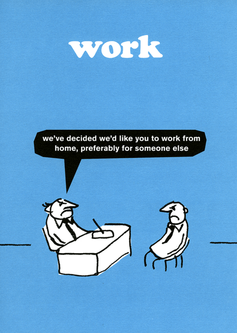 Funny CardsModern TossComedy Card CompanyWe'd like you to work from home