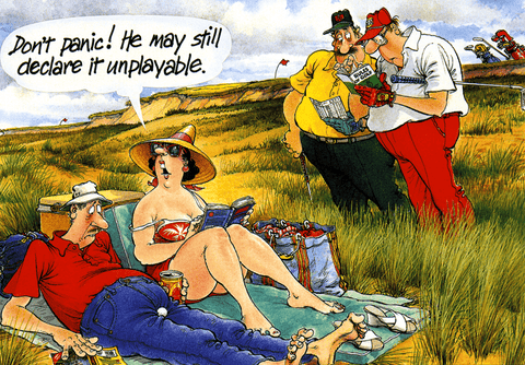 Funny CardsRainbow CardsComedy Card CompanyGolf - May still declare it unplayable