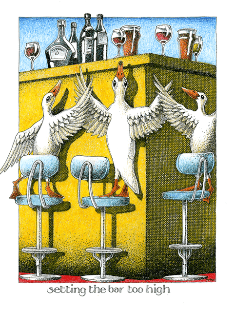 Funny CardsSimon DrewComedy Card CompanySetting the bar too high