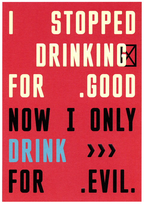 Funny CardsU StudioComedy Card CompanyStopped drinking for good