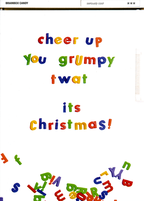 Funny Christmas cardsBrainbox CandyComedy Card CompanyCheer up - its Christmas