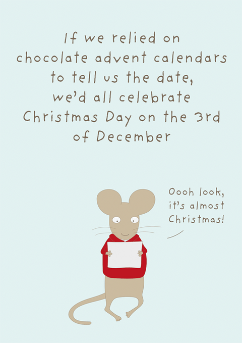 Funny Christmas cardsComedy Card CompanyComedy Card CompanyChocolate advent calendar