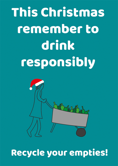 Funny Christmas cardsComedy Card CompanyComedy Card CompanyChristmas - Drink responsibly