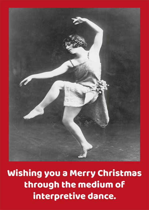 Funny Christmas cardsComedy Card CompanyComedy Card CompanyChristmas Interpretive Dance