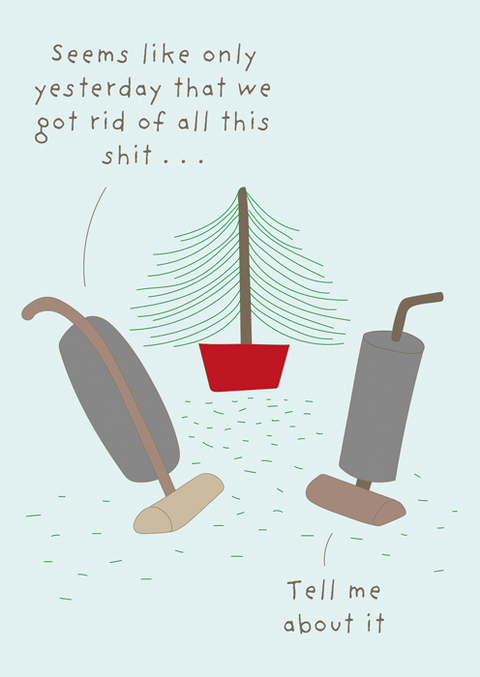 Funny Christmas cardsComedy Card CompanyComedy Card CompanyChristmas Tree Needles