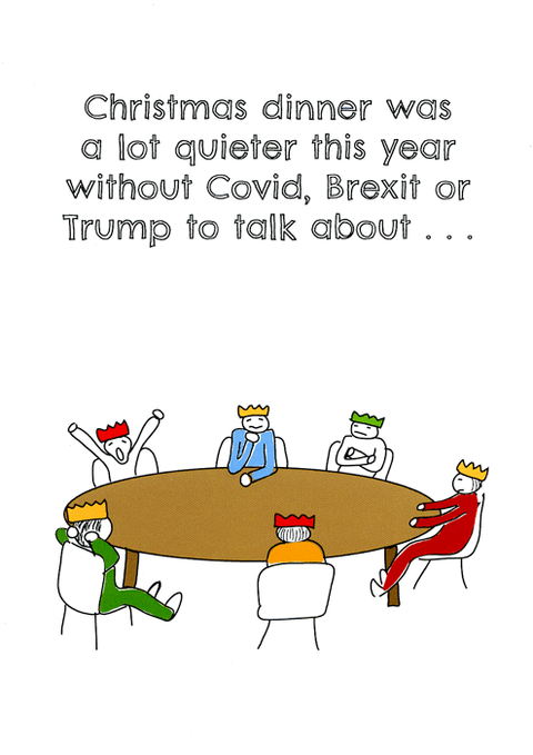 Funny Christmas cardsComedy Card CompanyComedy Card CompanyDinner was quieter