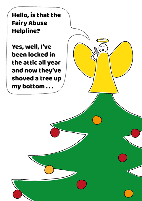 Funny Christmas cardsComedy Card CompanyComedy Card CompanyFairy Abuse Helpline