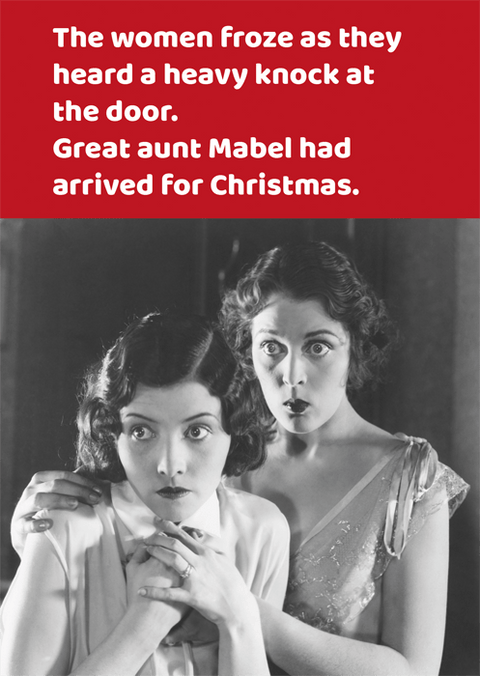 Funny Christmas cardsComedy Card CompanyComedy Card CompanyGreat Aunt Mabel