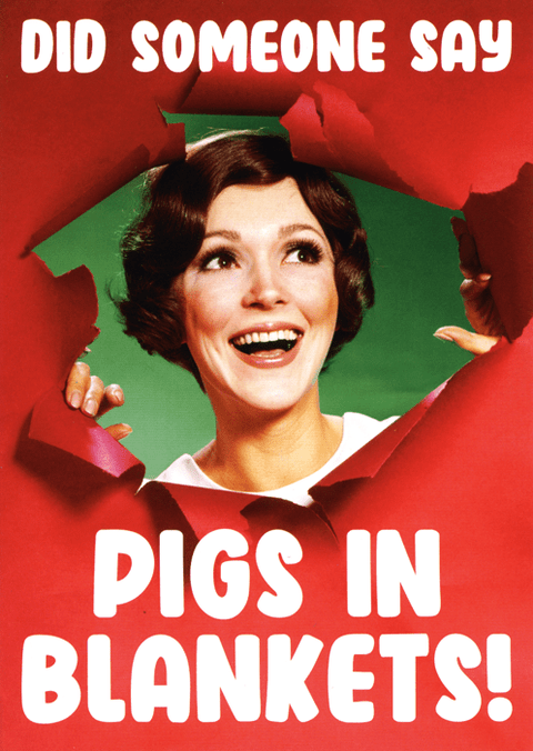Funny Christmas cardsDean MorrisComedy Card CompanyPigs in Blankets