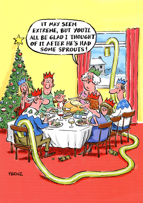 Funny Christmas cardsGreat British Card CompanyComedy Card CompanySprout Pipe