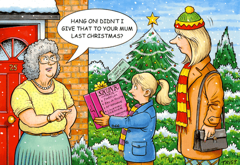 Funny Christmas cardsRainbow CardsComedy Card CompanyGave that to mum last Christmas