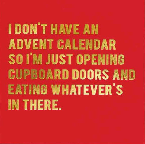 Funny Christmas cardsRedbackComedy Card CompanyDon't have advent calendar