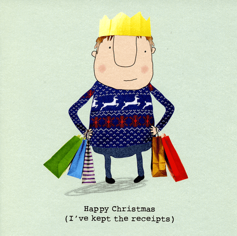 Funny Christmas cardsRosie Made a ThingComedy Card CompanyHappy Christmas (I've kept the receipts)