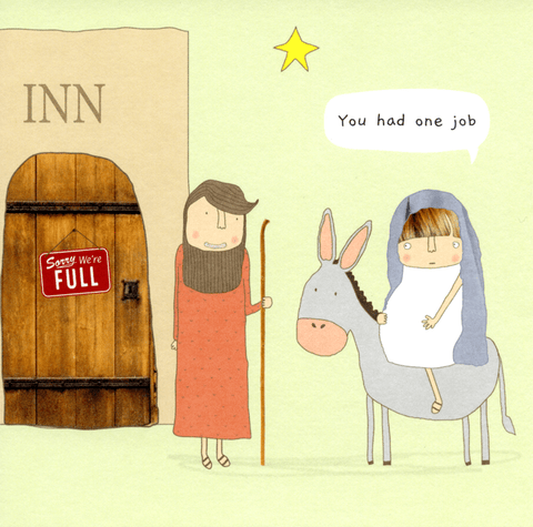 Funny Christmas cardsRosie Made a ThingComedy Card CompanyOne Job