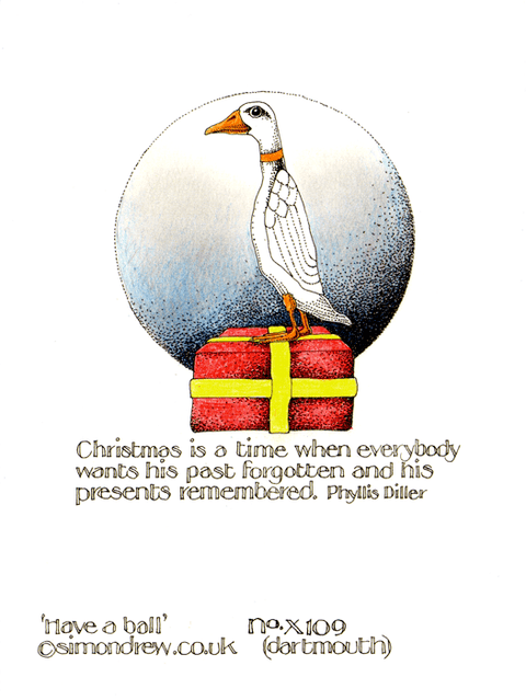 Funny Christmas cardsSimon DrewComedy Card CompanyChristmas - Have a Ball
