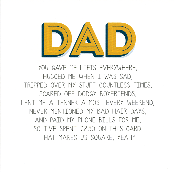 Birthday Card Father's Day Card For Boyfriends Dad Funny
