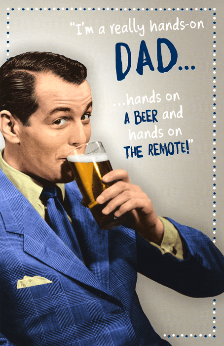 Funny Father's Day CardsUK GreetingsComedy Card CompanyReally hands-on Dad