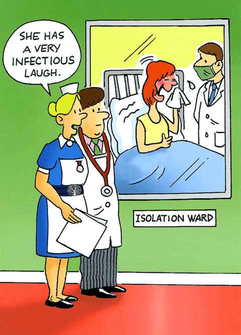 Funny Get Well Soon CardsCountry CardsComedy Card CompanyGet well soon - Infectious Laugh