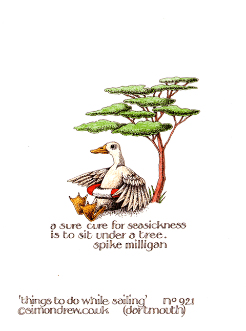 Funny Greeting CardSimon DrewComedy Card CompanyThings to do while Sailing