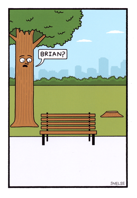 Funny Greeting CardWoodmansterneComedy Card CompanyBrian?