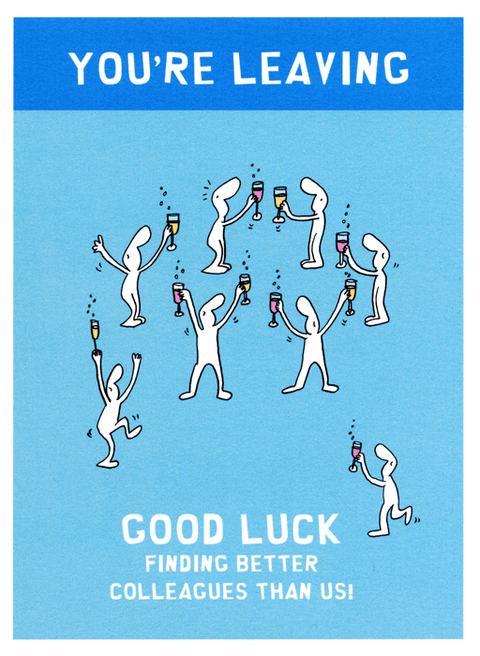 Funny Leaving CardHarold's PlanetComedy Card CompanyLeaving - Good luck finder better