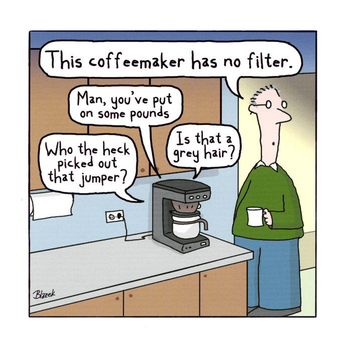 No filter top coffee maker