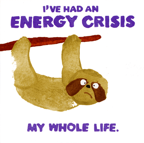 humorous greeting cardWoodmansterneComedy Card CompanyEnergy crisis whole life