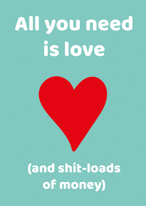 Love / Anniversary cardsComedy Card CompanyComedy Card CompanyAll you need is love