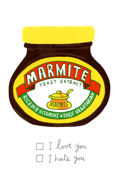 Love / Anniversary cardsYou've got Pen on your FaceComedy Card CompanyMarmite