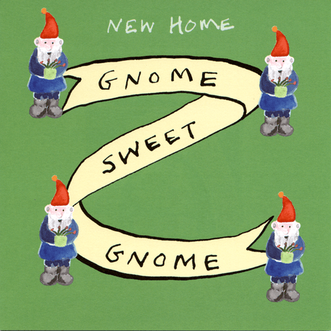 New Home cardPoet and PainterComedy Card CompanyGnome Sweet Gnome