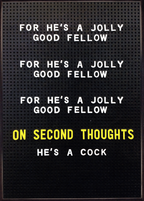 Rude CardsBrainbox CandyComedy Card CompanyFor he's a jolly good fellow