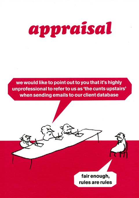 Rude CardsModern TossComedy Card CompanyAppraisal