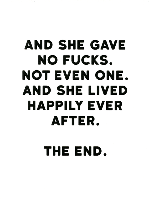 Rude CardsRedbackComedy Card CompanyShe gave no fucks